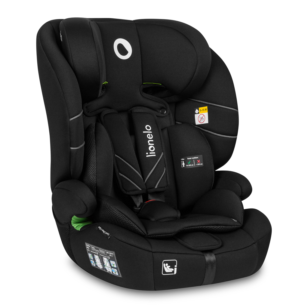 LIONELO Levi One i-Size autósülés (76-150 cm) Fekete Karbon