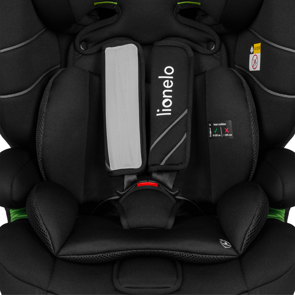 LIONELO Levi One i-Size autósülés (76-150 cm) Fekete Karbon