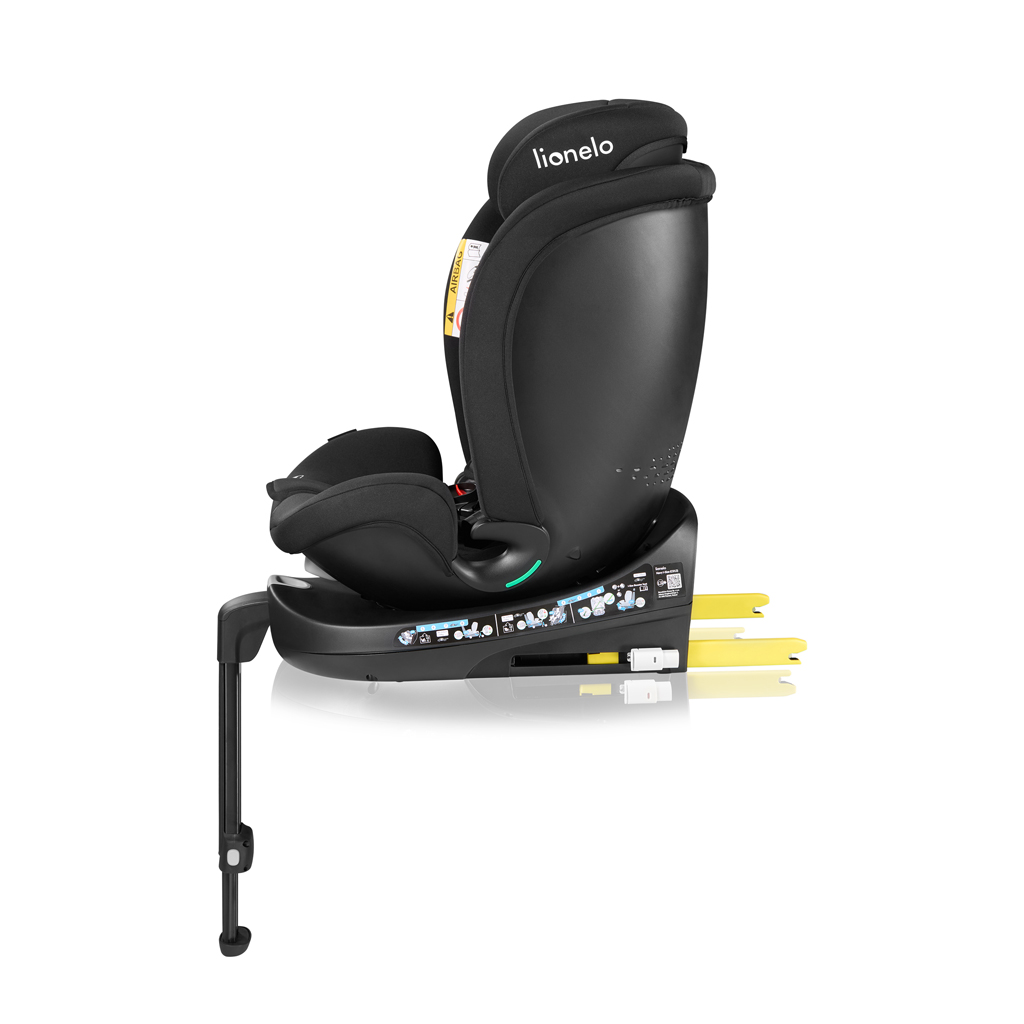 LIONELO Autósülés Navy i-Size (40-150 cm) Fekete Onyx