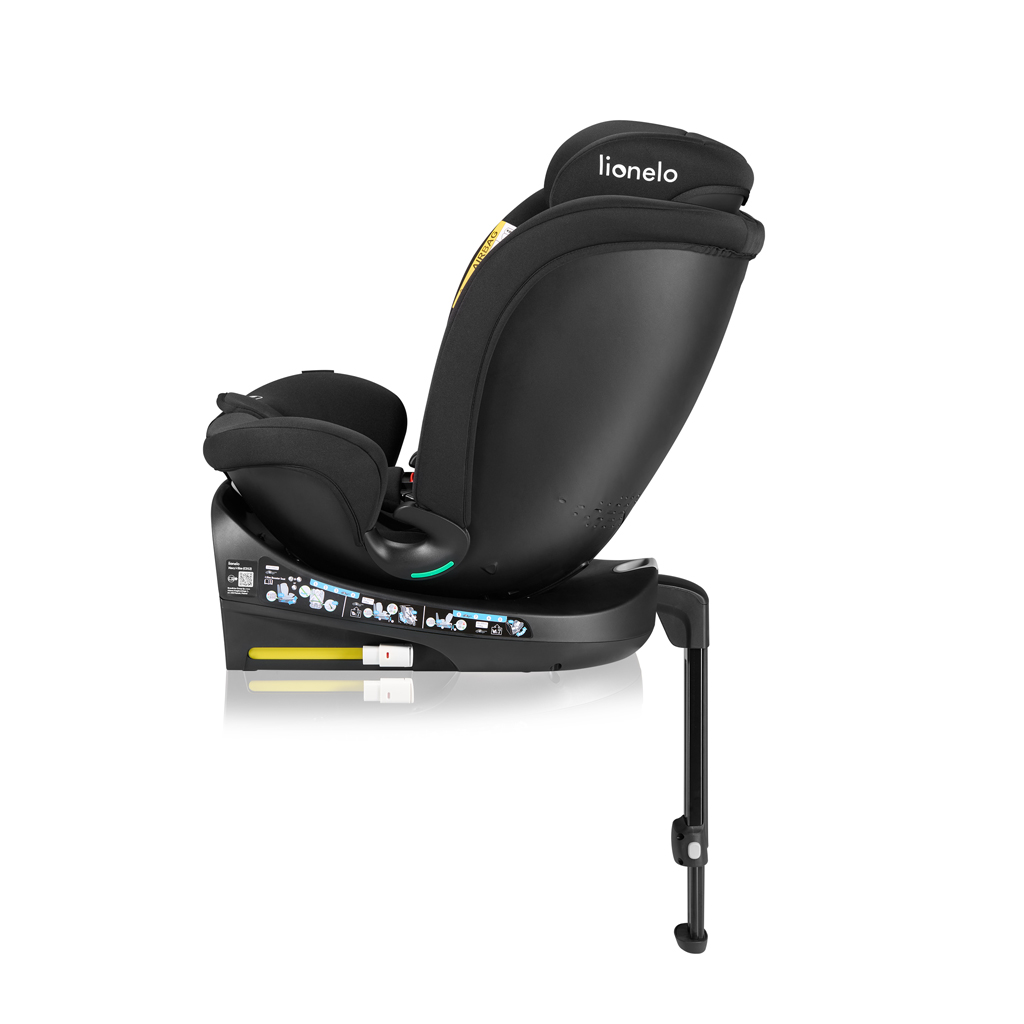 LIONELO Autósülés Navy i-Size (40-150 cm) Fekete Onyx