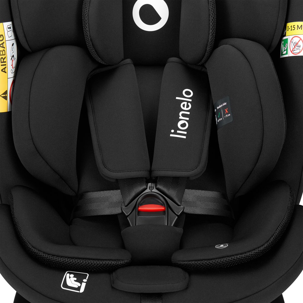 LIONELO Autósülés Navy i-Size (40-150 cm) Fekete Onyx
