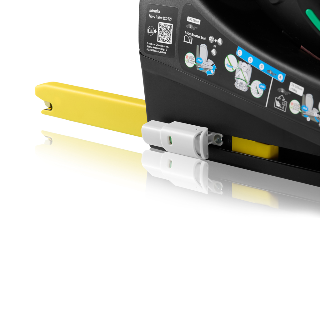 LIONELO Autósülés Navy i-Size (40-150 cm) Fekete Rózsaszín