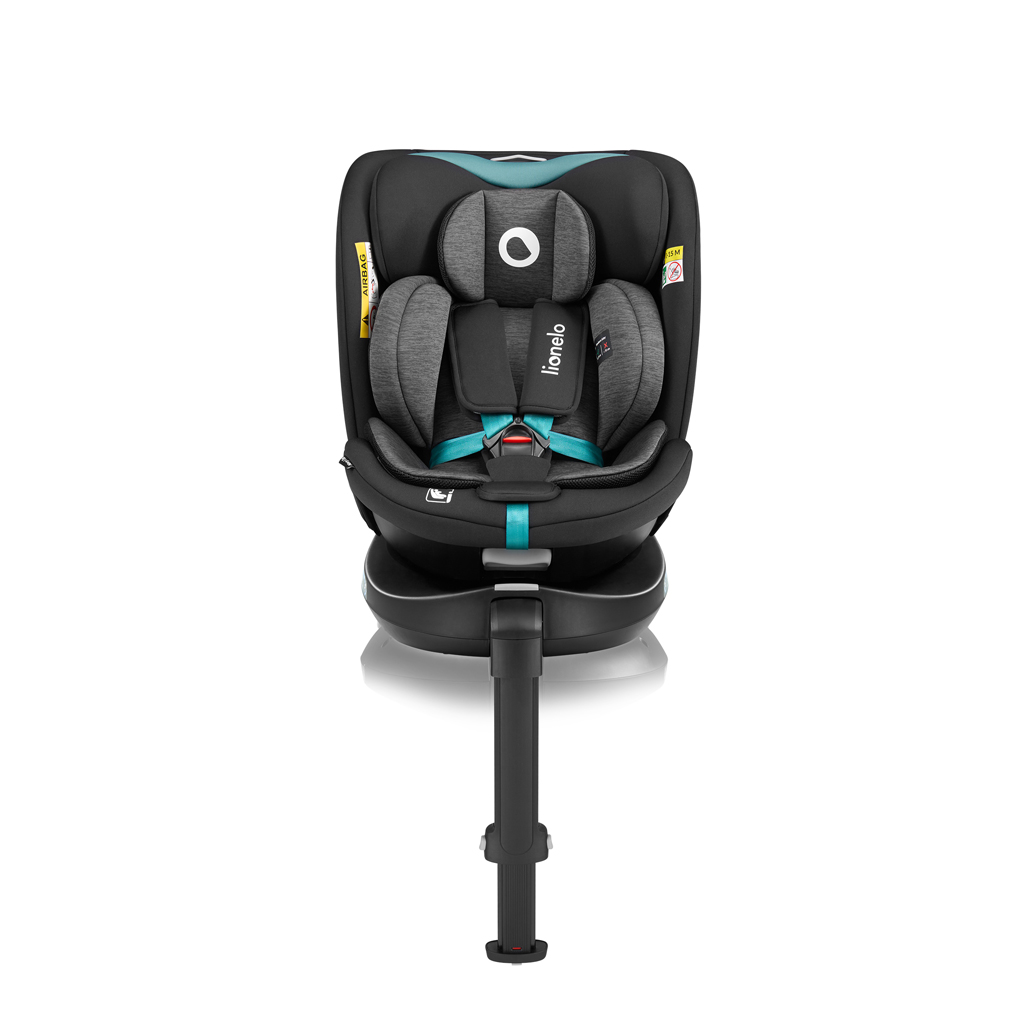 LIONELO Autósülés Navy i-Size (40-150 cm) Fekete Türkiz