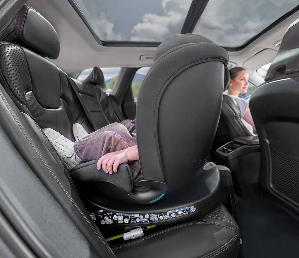 LIONELO Autósülés Navy i-Size (40-150 cm) Fekete Türkiz