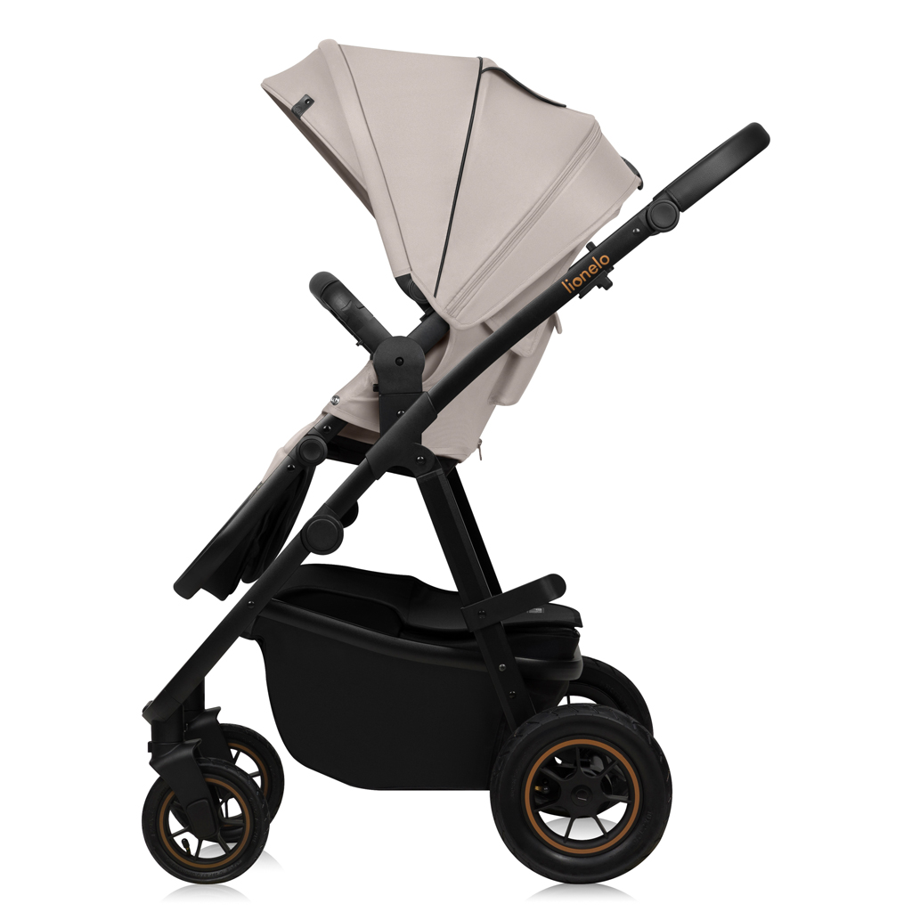 LIONELO Kombinált babakocsi Amber Plus 3 az 1-ben Bézs Homok