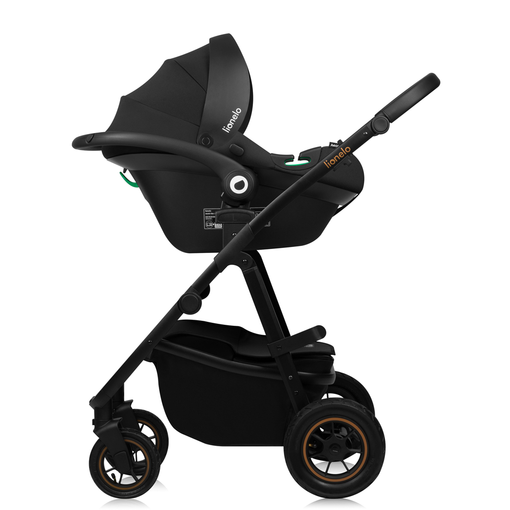 LIONELO Kombinált babakocsi Amber Plus 3 az 1-ben Bézs Homok