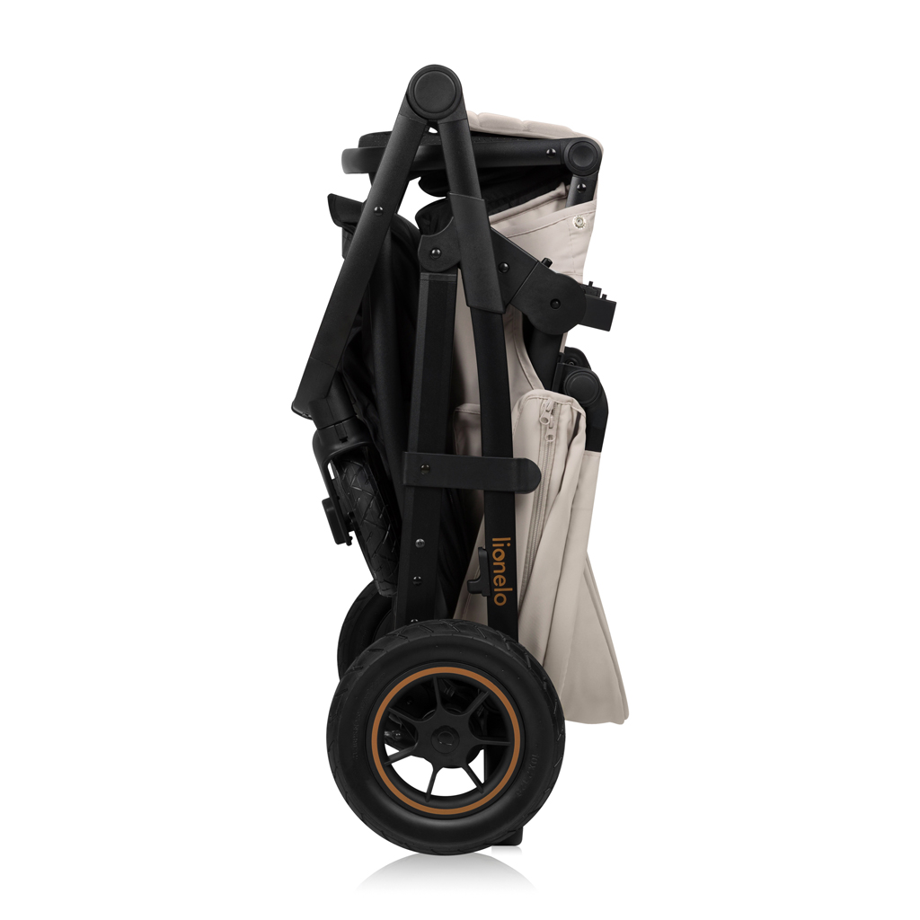 LIONELO Kombinált babakocsi Amber Plus 3 az 1-ben Bézs Homok