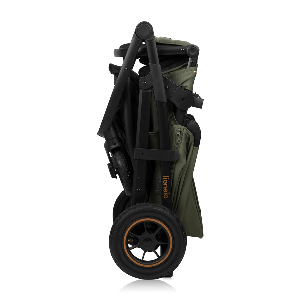 LIONELO Kombinált babakocsi Amber Plus 3 az 1-ben Zöld Erdő