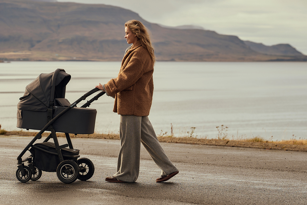 LIONELO Kombinált babakocsi Amber Plus 3 az 1-ben Szürke Grafit