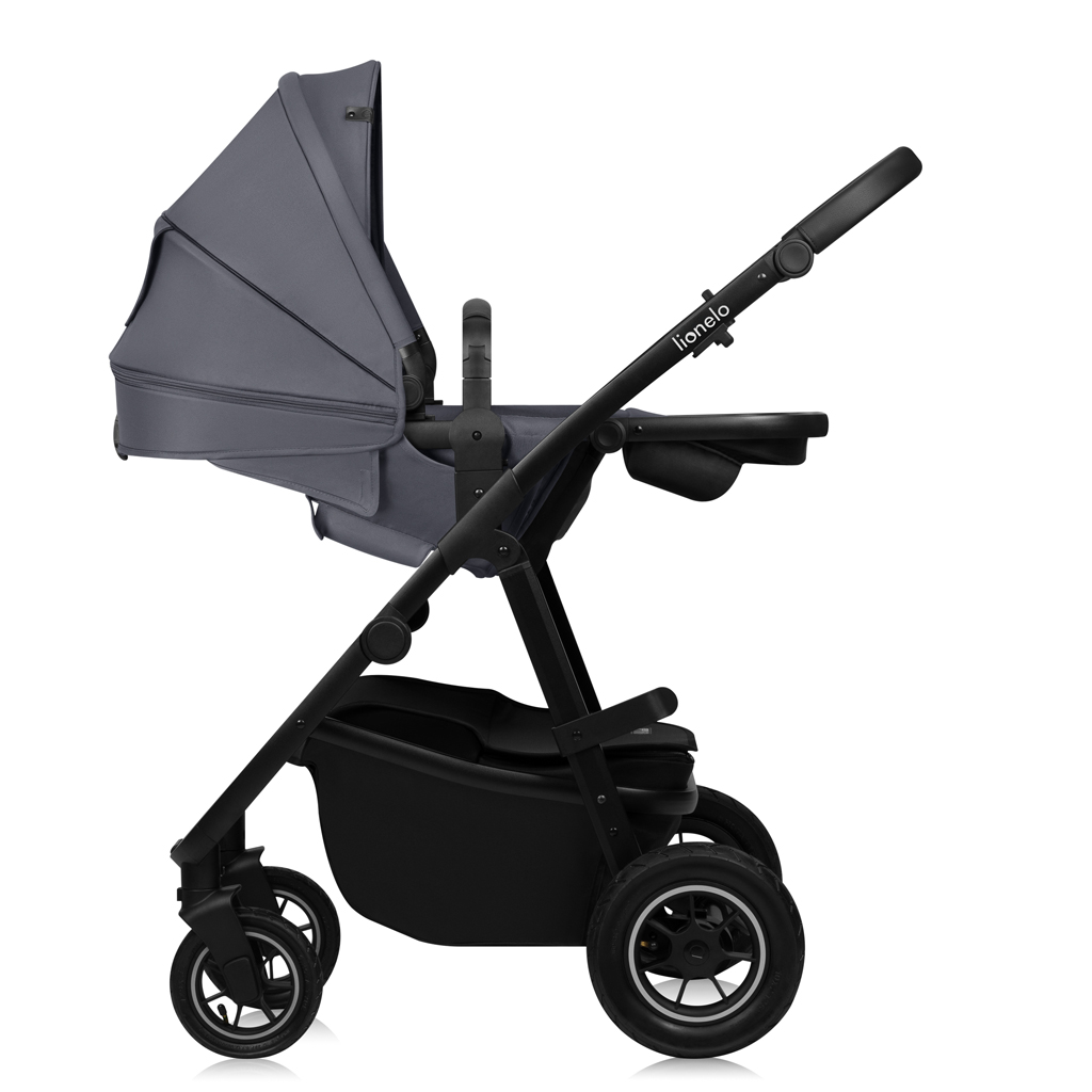 LIONELO Kombinált babakocsi Amber Plus 3 az 1-ben Szürke Grafit