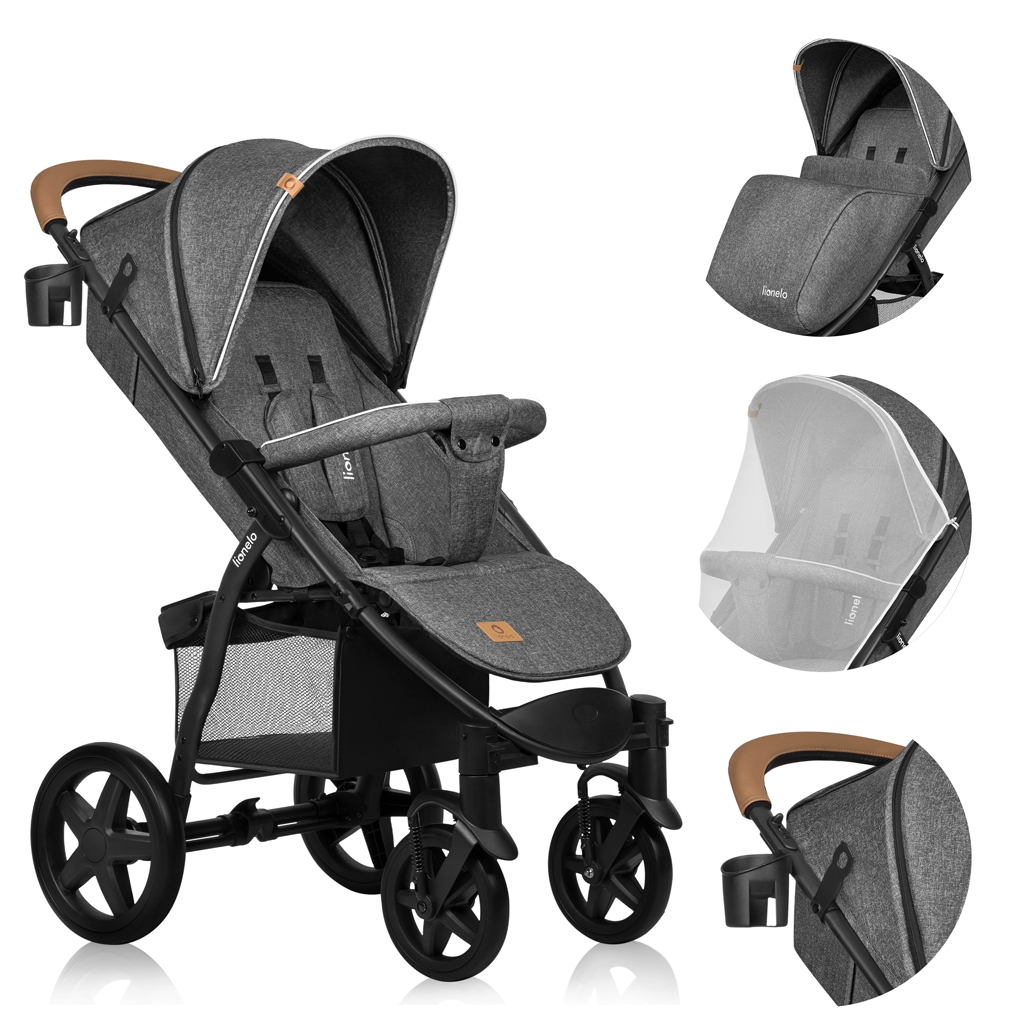 LIONELO Sport babakocsi Annet Plus Stone Caramel