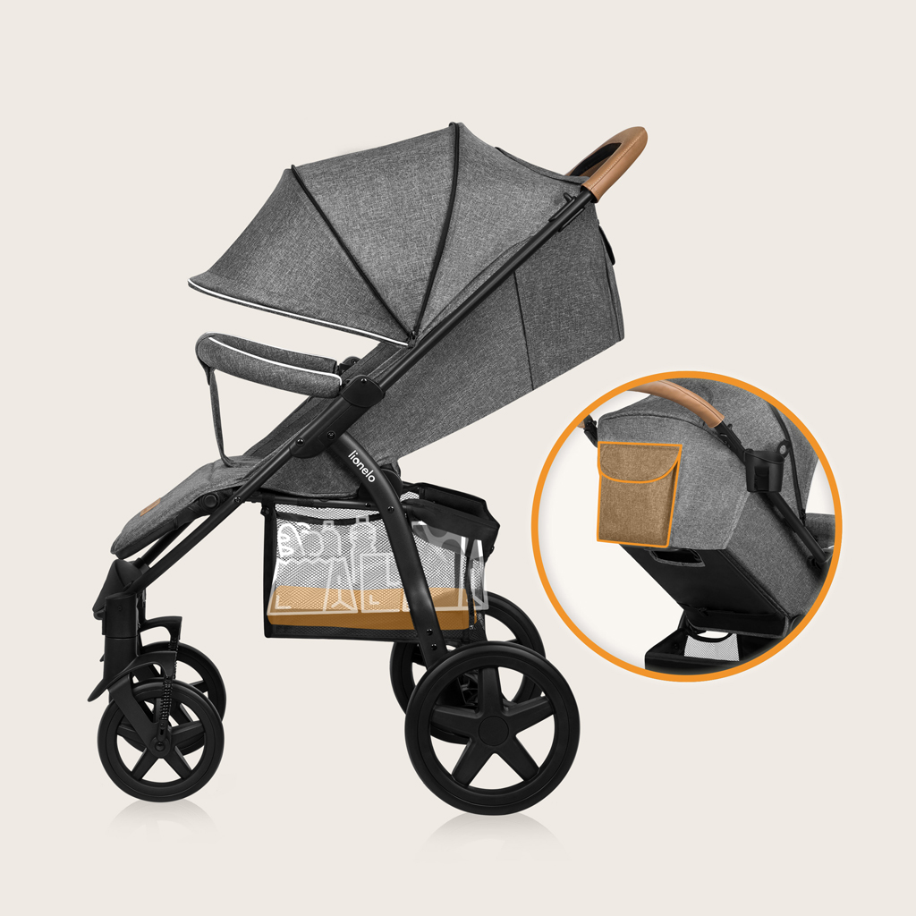 LIONELO Sport babakocsi Annet Plus Stone Caramel