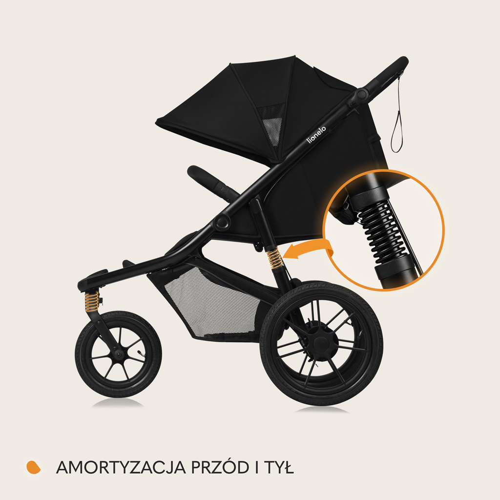 LIONELO Sport babakocsi Azura Black Onyx