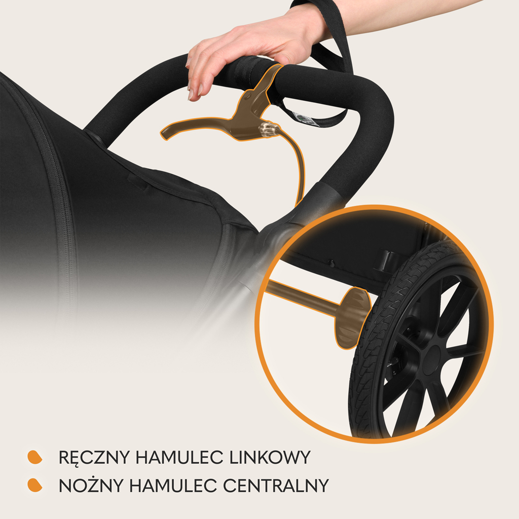LIONELO Sport babakocsi Azura Black Onyx