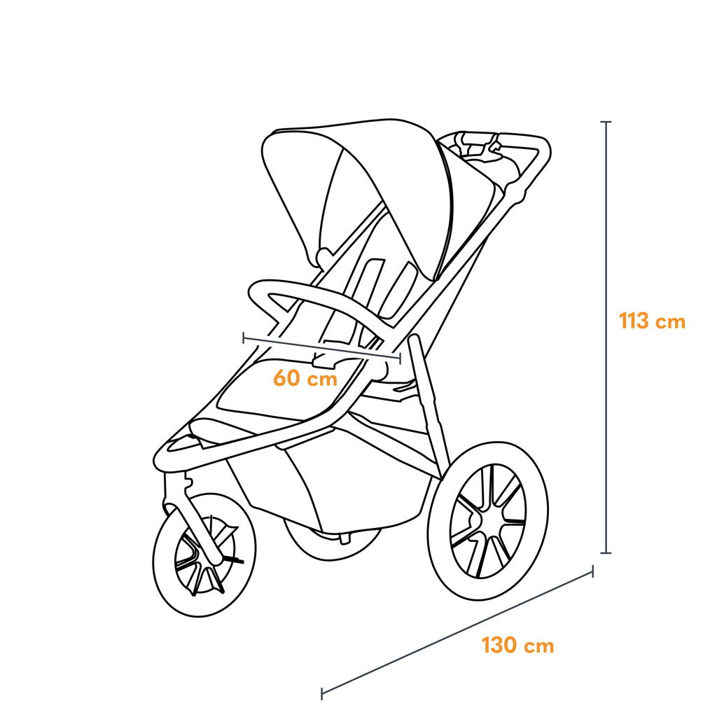 LIONELO Sport babakocsi Azura Green Forest