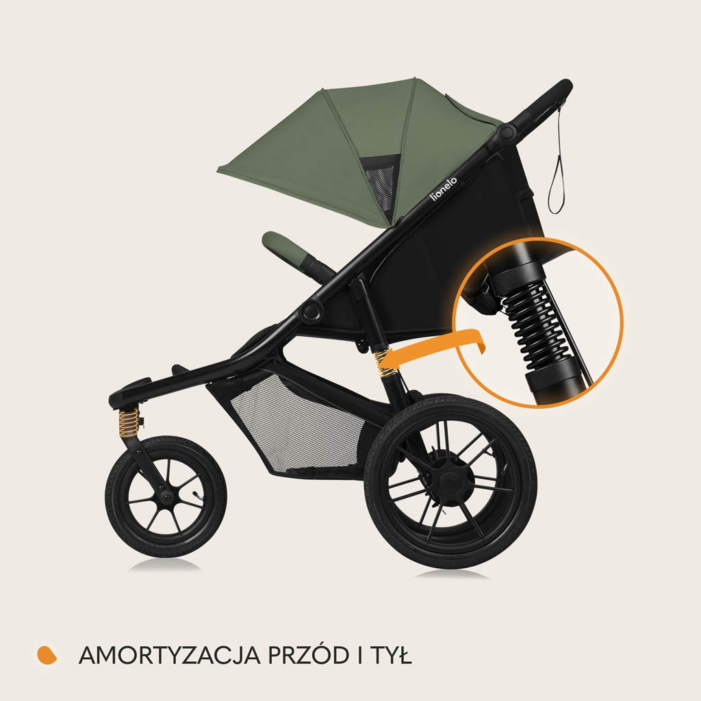 LIONELO Sport babakocsi Azura Green Forest
