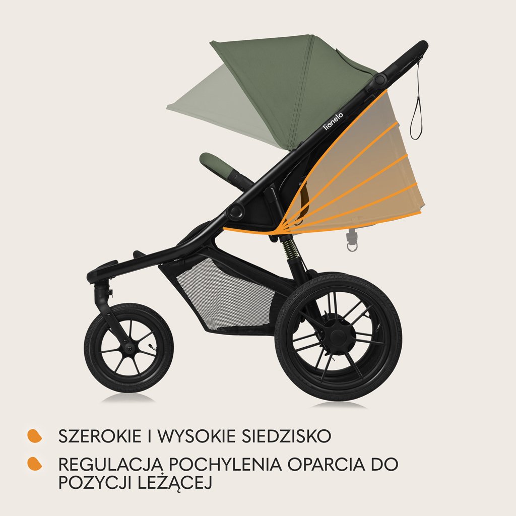 LIONELO Sport babakocsi Azura Green Forest