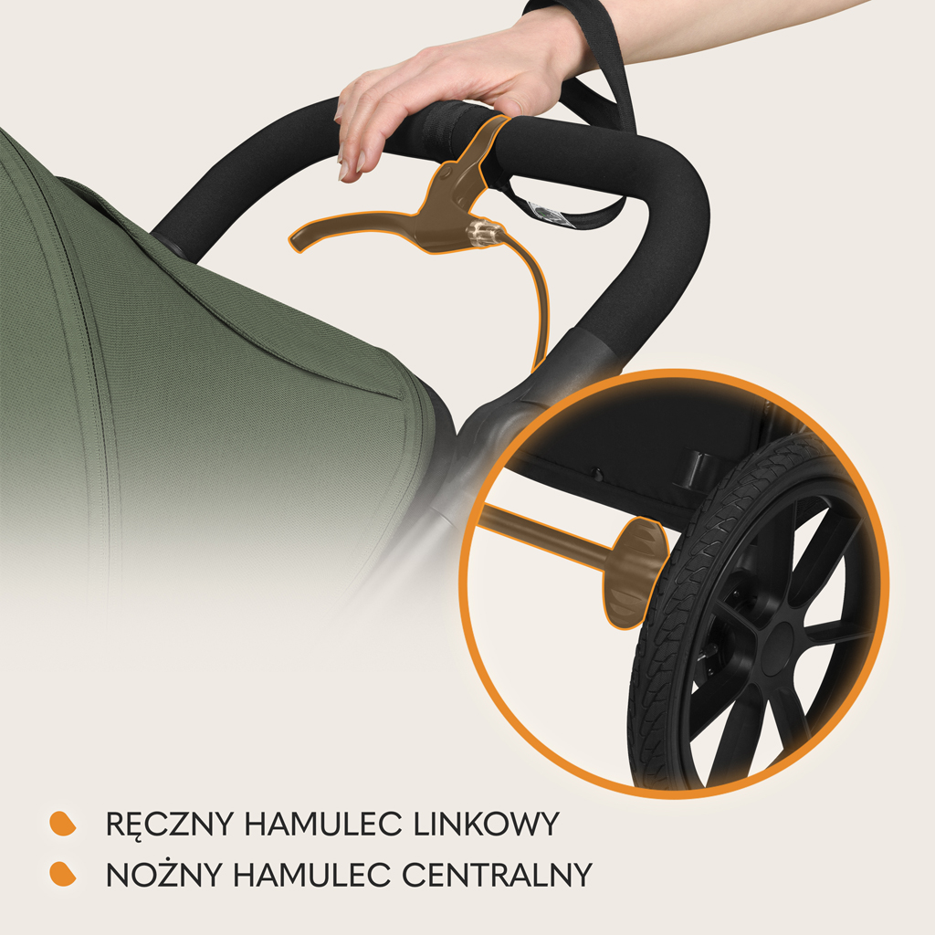 LIONELO Sport babakocsi Azura Green Forest