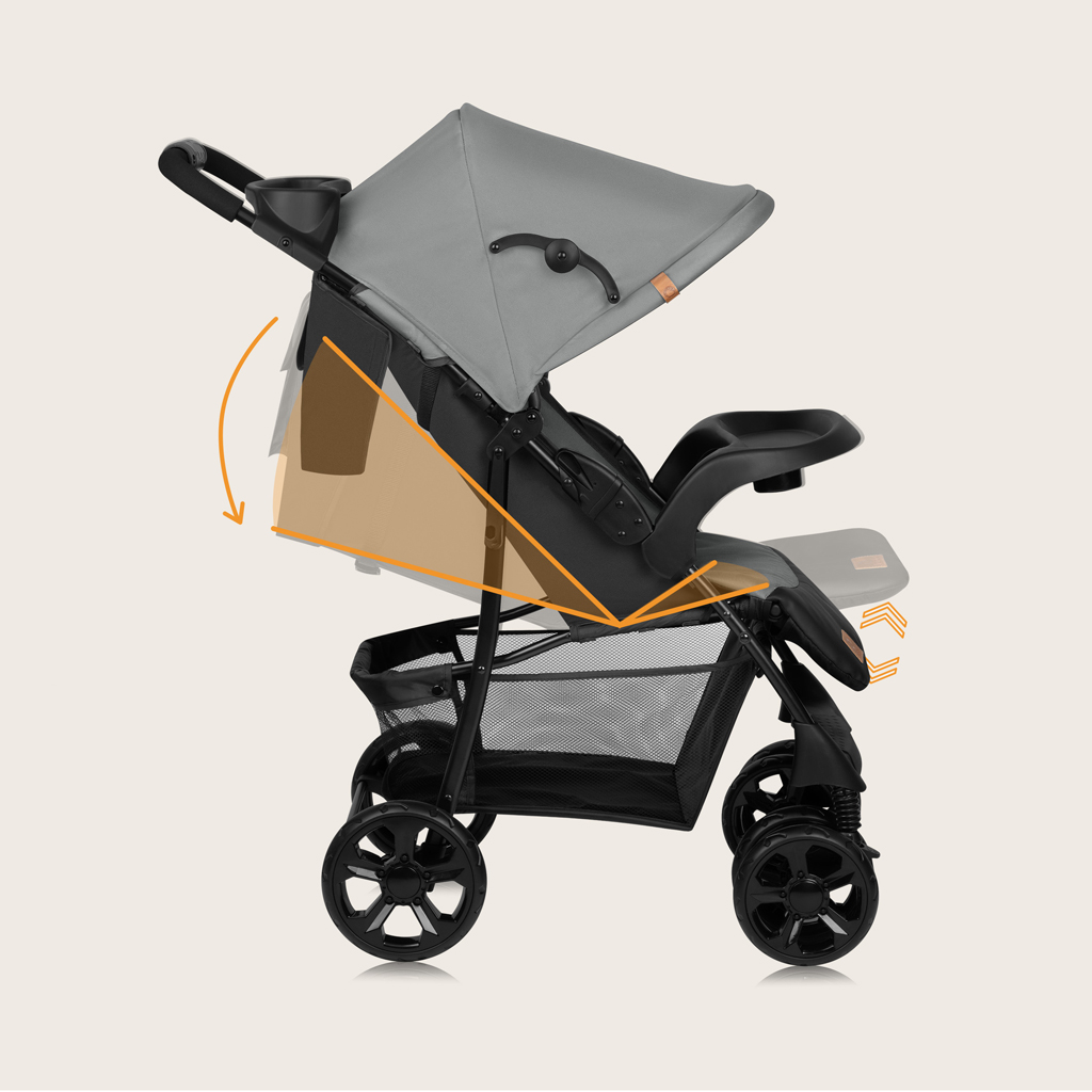 LIONELO Sport babakocsi Emma Plus Grey Dove