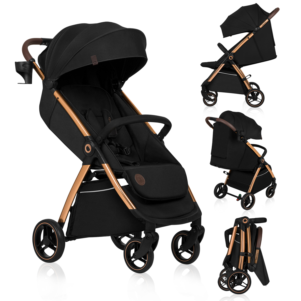 LIONELO Sport babakocsi Ingrid Black Onyx