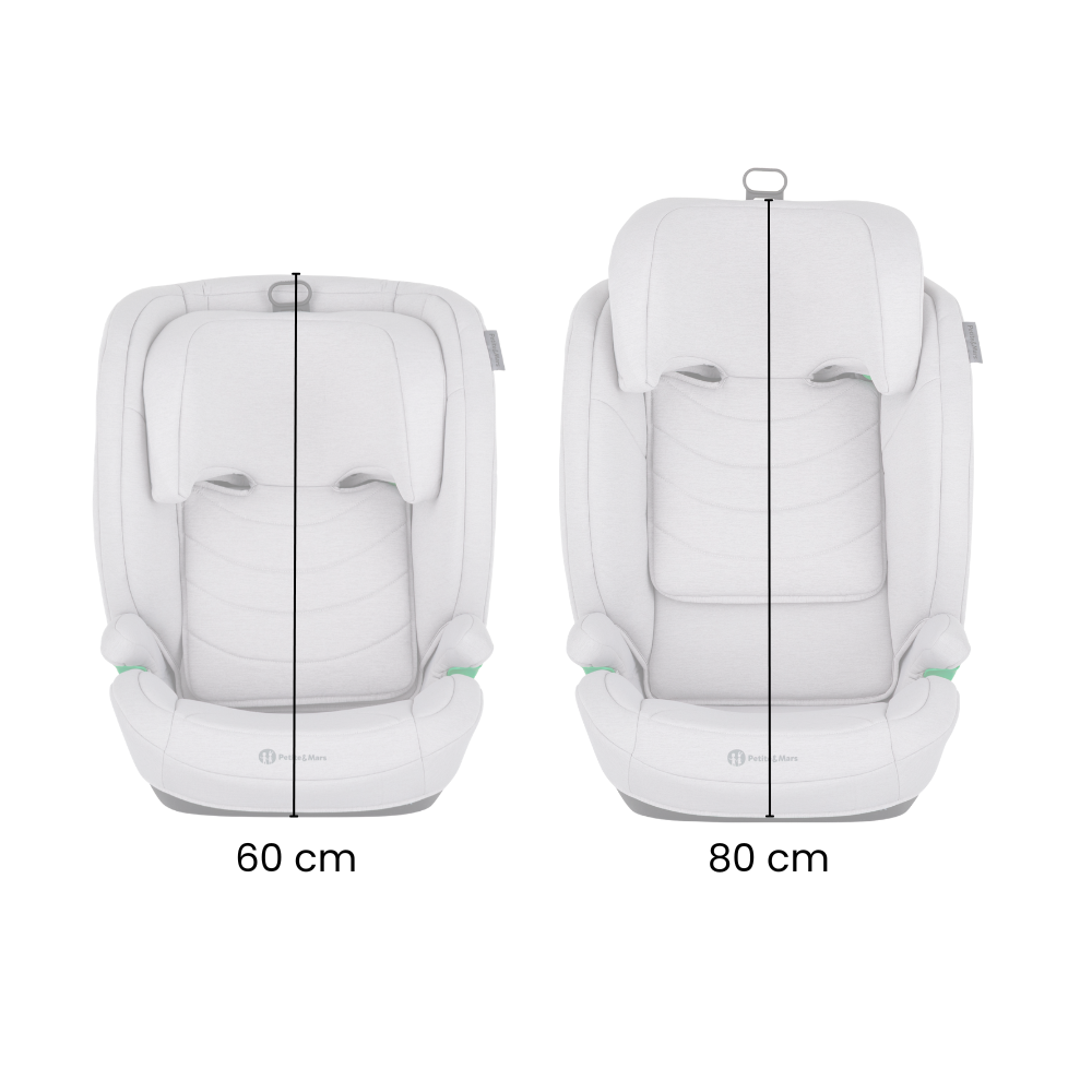 PETITE&amp;amp;amp;MARS Autósülés Astro Pro i-Size Gentle Grey 100-150 cm (15-36 kg)