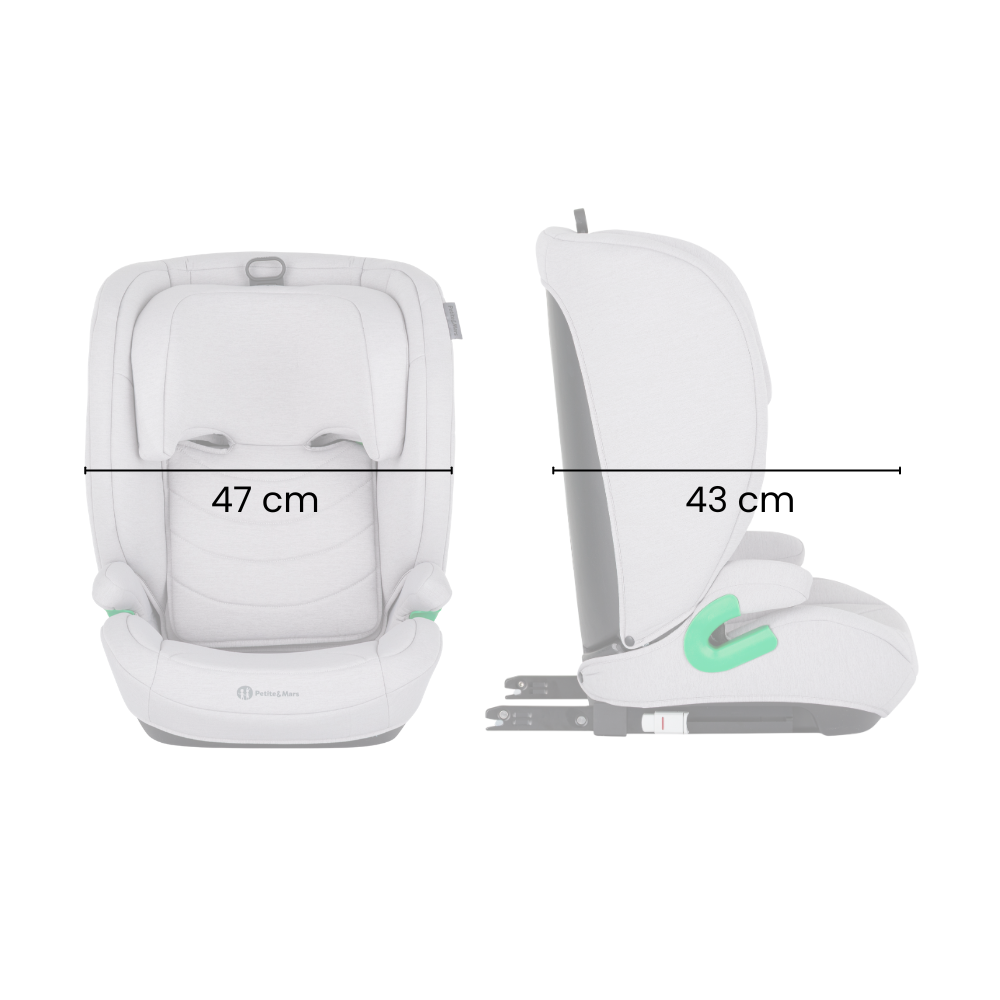 PETITE&amp;amp;amp;amp;MARS Autósülés Astro Pro i-Size Gentle Grey 100-150 cm (15-36 kg)