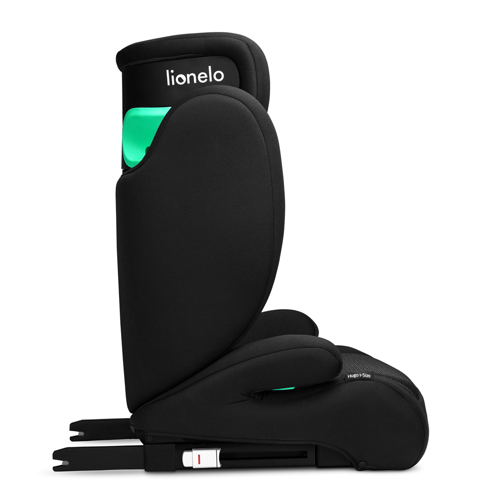 LIONELO Hugo i-Size autósülés (100-150 cm) Fekete Karbon