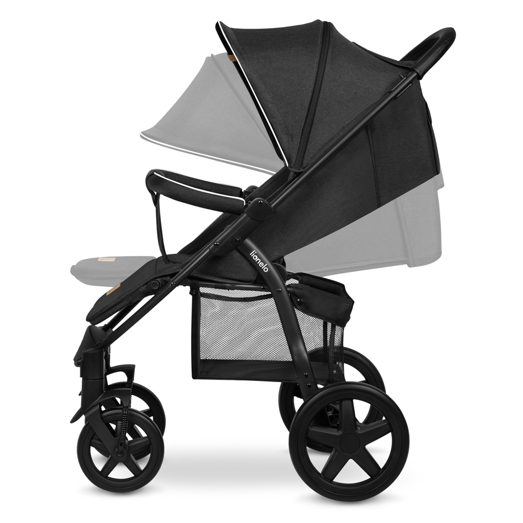 LIONELO Sport babakocsi Annet Plus Black Carbon