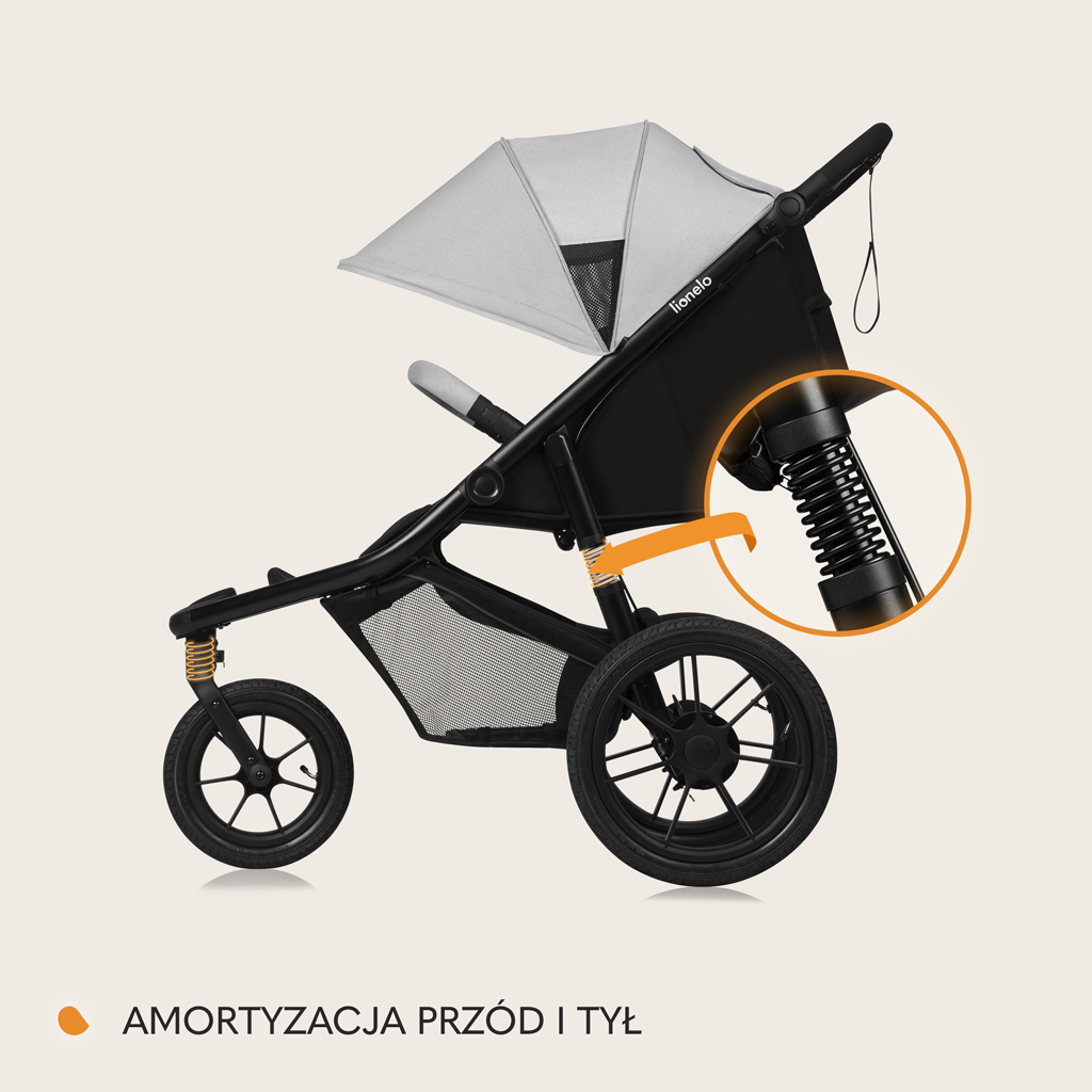 LIONELO Sport babakocsi Azura Grey Stone