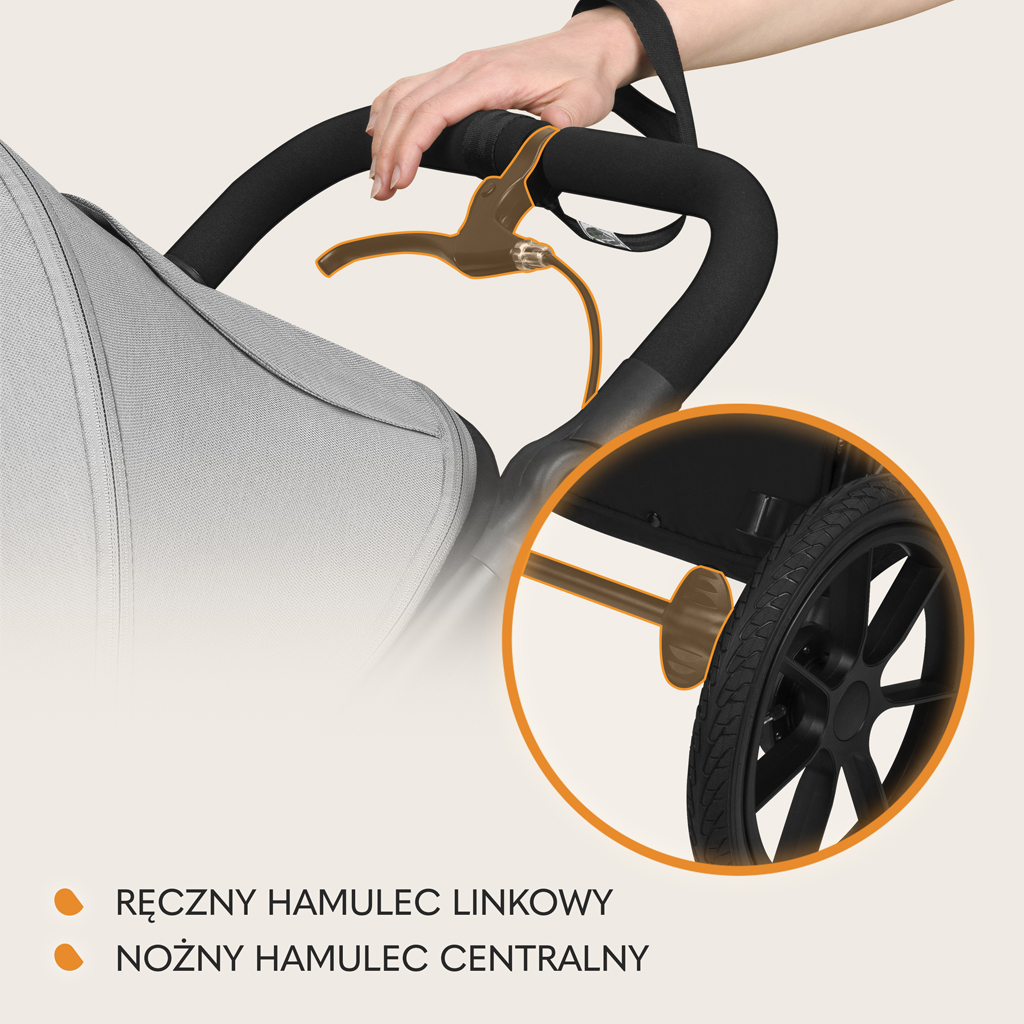 LIONELO Sport babakocsi Azura Grey Stone