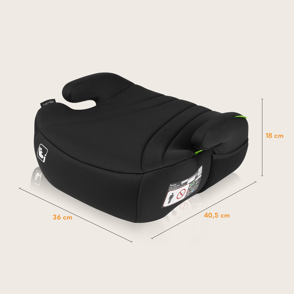 LIONELO Autósülés Luuk i-Size (125-150 cm) Fekete
