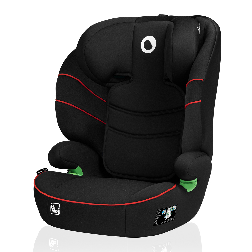 LIONELO Lars i-Size autósülés (100-150 cm) Sporty Black Red