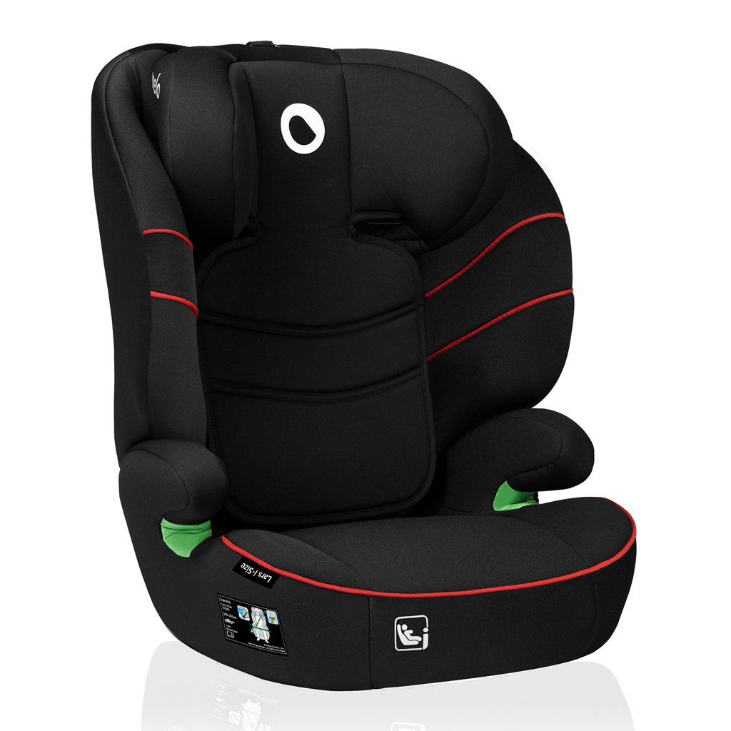 LIONELO Lars i-Size autósülés (100-150 cm) Sporty Black Red