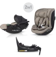 EasyGo SZETT Buz Xtd Pro  hordozó + Buz Pro Body autósülés 40-150cm + forgatható isofix talp