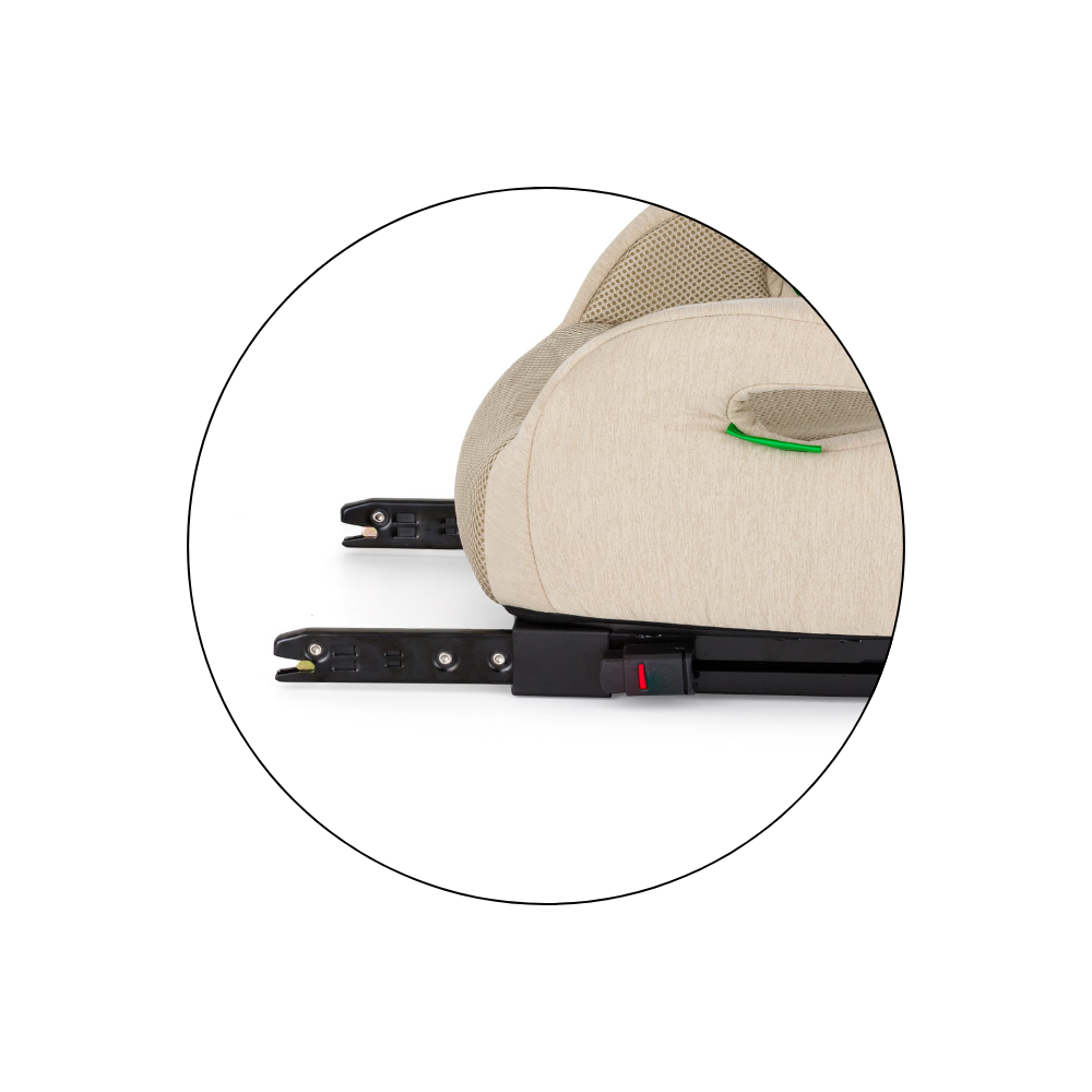 PETITE&amp;amp;amp;amp;MARS Optimus Pro i-Size Air Sage Beige 125 - 150 cm (22-36 kg)