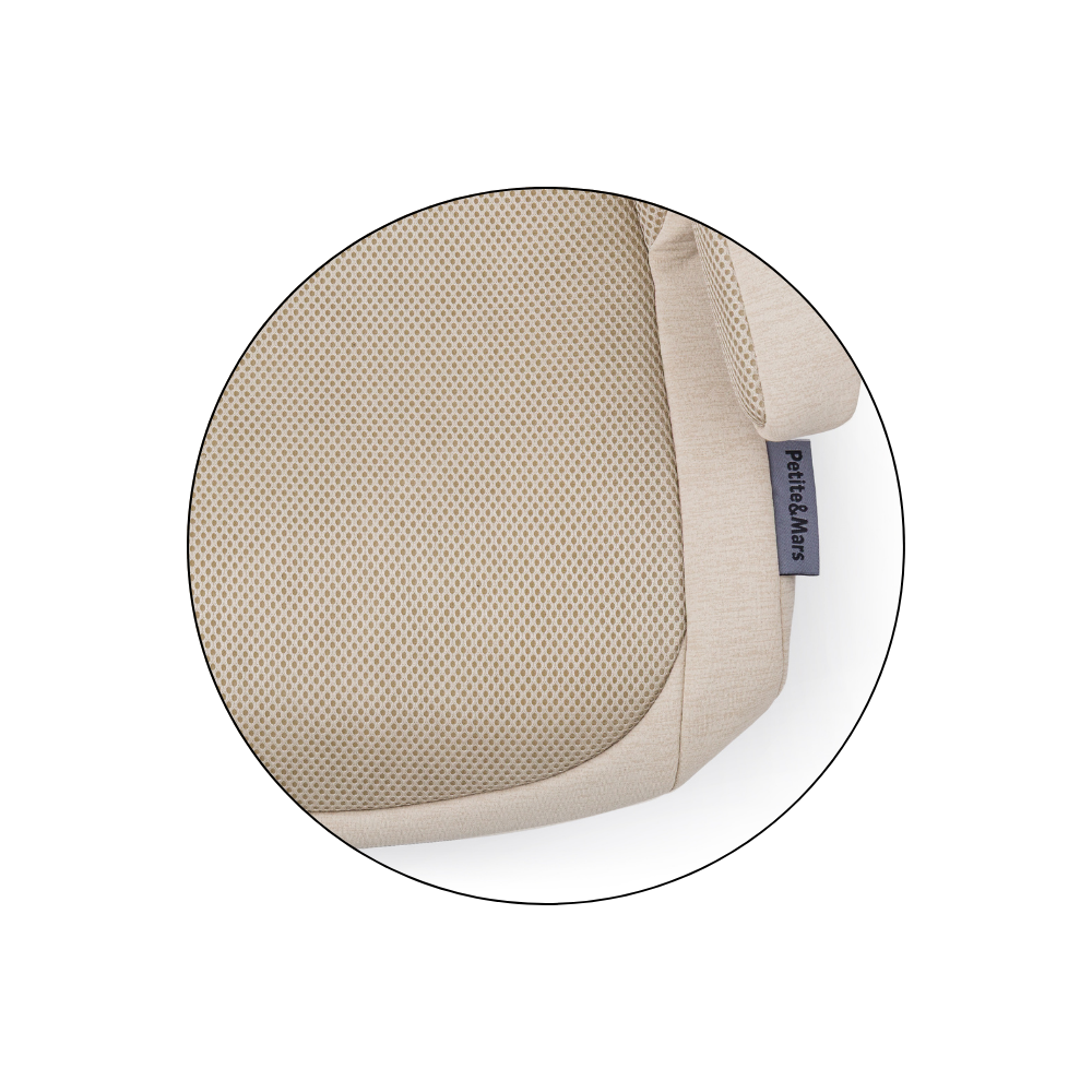 PETITE&amp;amp;amp;amp;amp;amp;MARS Optimus Pro i-Size Air Sage Beige 125 - 150 cm (22-36 kg)