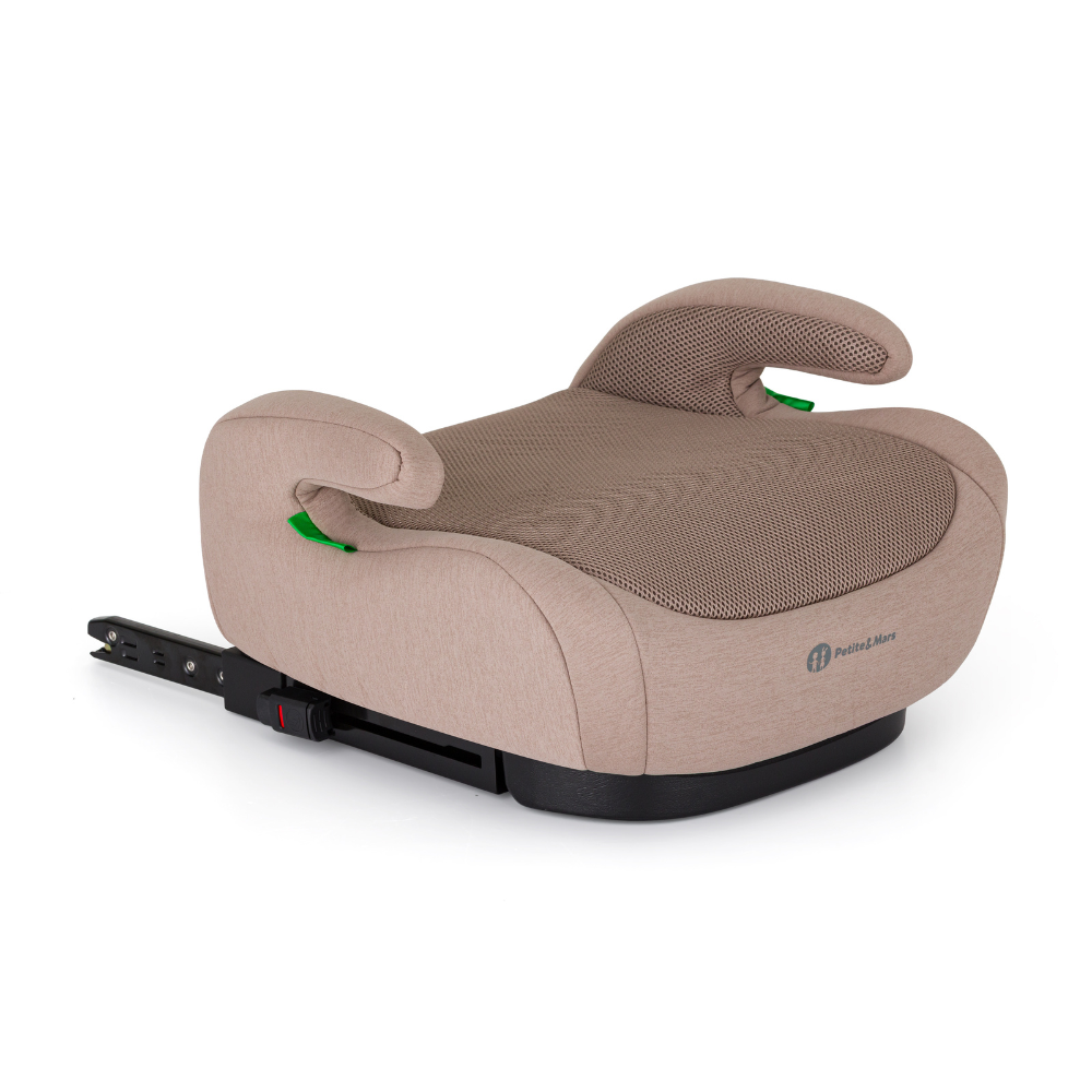 PETITE&MARS Optimus Pro i-Size Air Tan Brown 125 - 150 cm (22-36 kg)