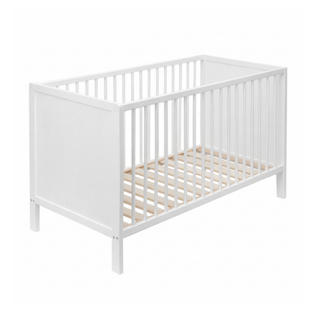 PETITE&amp;amp;amp;amp;amp;amp;MARS Fa kiságy Mila 3 in 1 White Wood 120x60 cm 