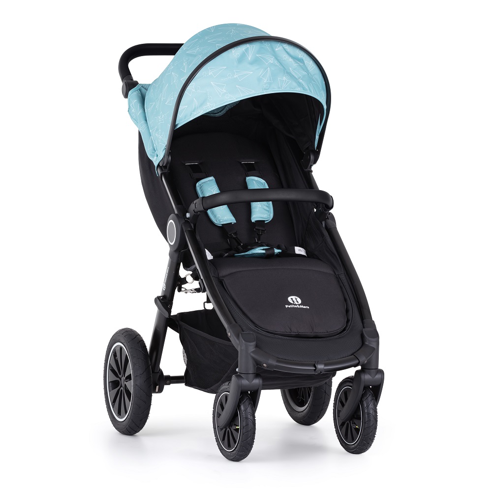 PETITE&MARS Sport babakocsi Street+ Air Black Limited 100 Airplane
