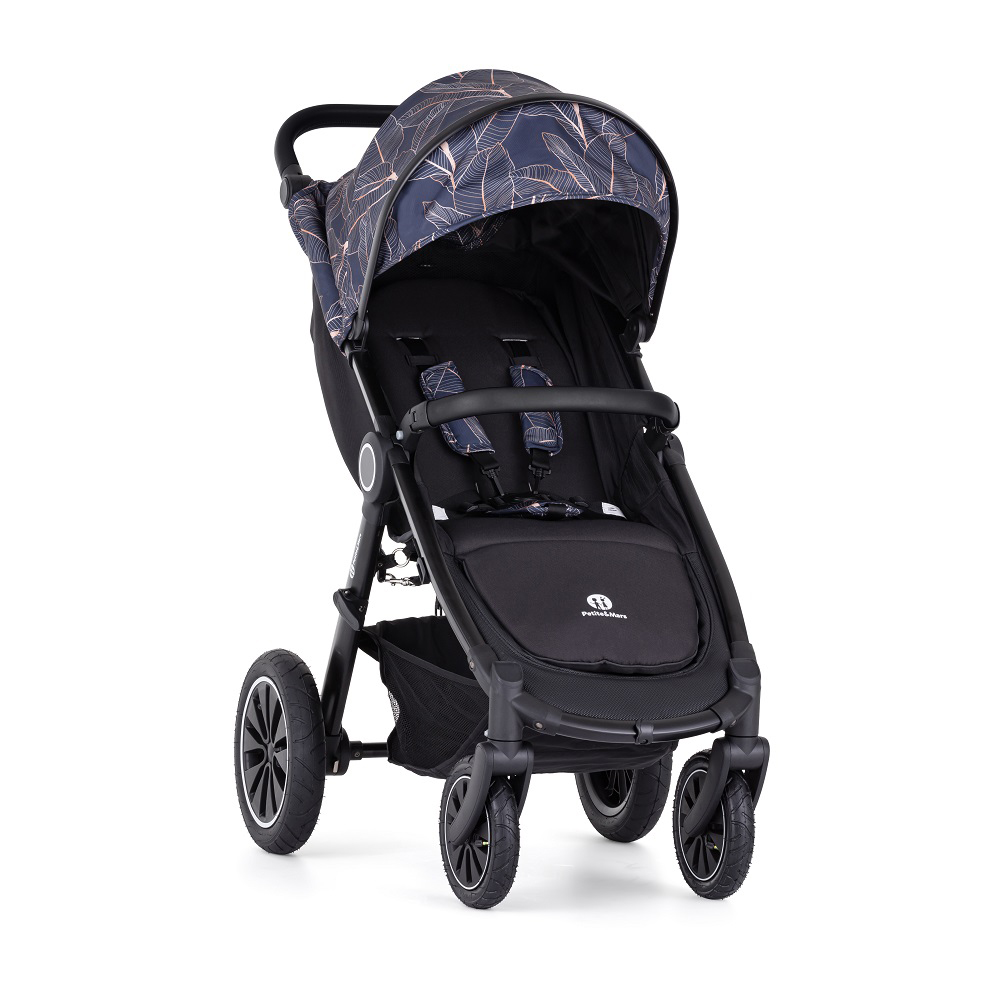 PETITE&MARS Sport babakocsi Street+ Air Black Limited 100 Palmtree