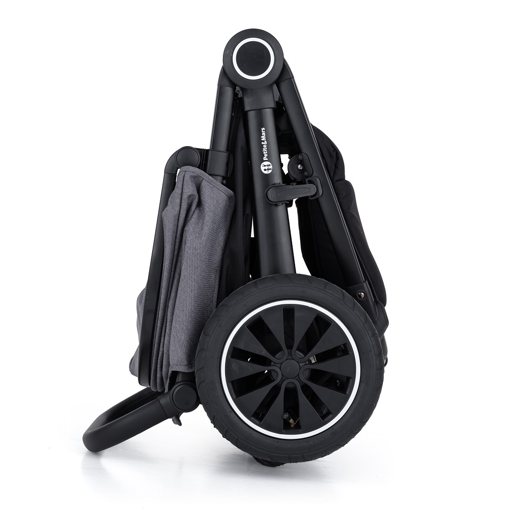 PETITE&amp;MARS Sport babakocsi Street+ Air Black Limited 100 Retro