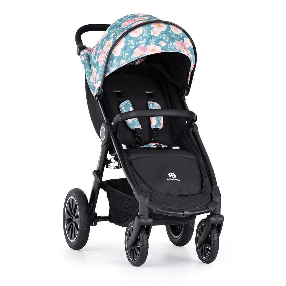 PETITE&amp;amp;amp;amp;amp;MARS Sport babakocsi Street+ Air Black Limited 100 Roses