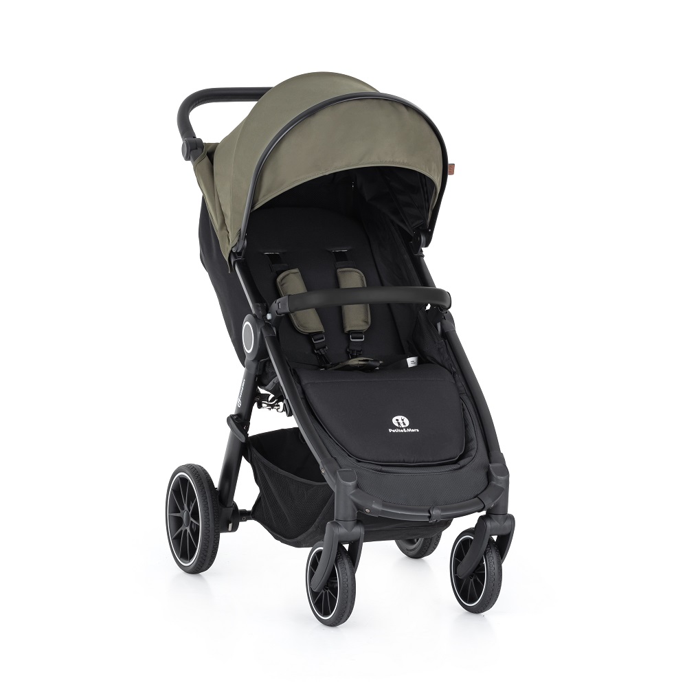 PETITE&amp;amp;MARS Sport babakocsi Street+ RWS Black Mature Olive