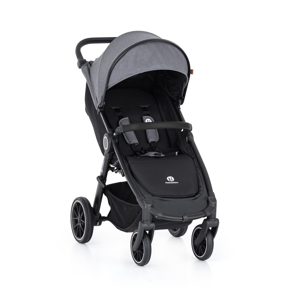 PETITE&amp;amp;amp;amp;amp;amp;MARS Sport babakocsi Street+ RWS Black Ultimate Grey