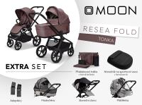 Moon Resea Fold SZETT Összecsukható mózessel(Táska, lábzsák, adapter, esővédő, szúnyogháló és napellenző)
