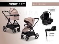 Moon AURA 4in1(hordozó + Orbit forgatható isofix)