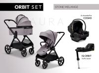 Moon AURA 4in1(hordozó + Orbit forgatható isofix)