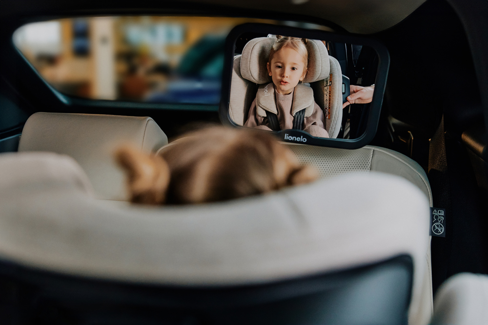 LIONELO Spätné zrkadlo do auta Sett Black Carbon