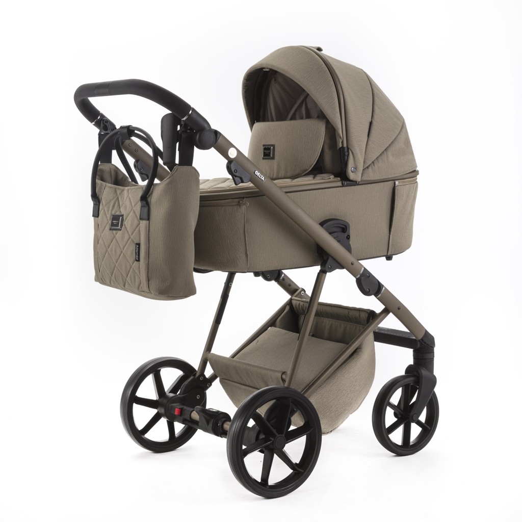 ADAMEX Kombinált babakocsi Delta Natura Taupe