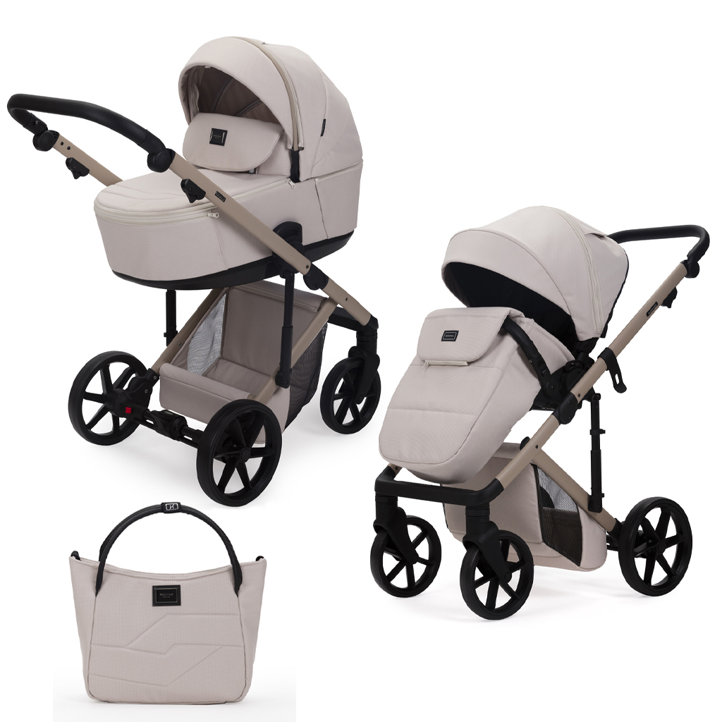 ADAMEX Kombinált babakocsi Dolce Natura Vanilla